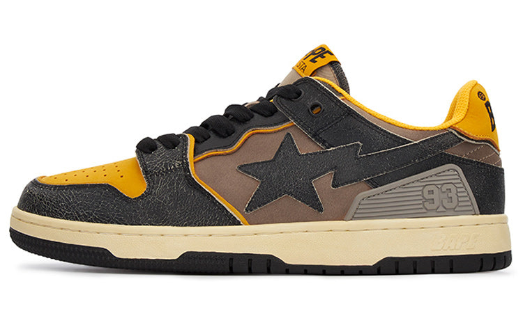A BATHING APE Sk8 Sta 'Yellow Black' 1I20-291-021