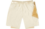 Nike x MMW Crossover SS22 Solid Color Belt Straight Shorts Creamy White DD9439-280
