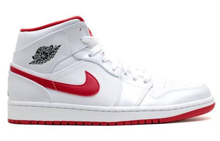 Air Jordan 1 Mid 'White Gym Red' 554724-101