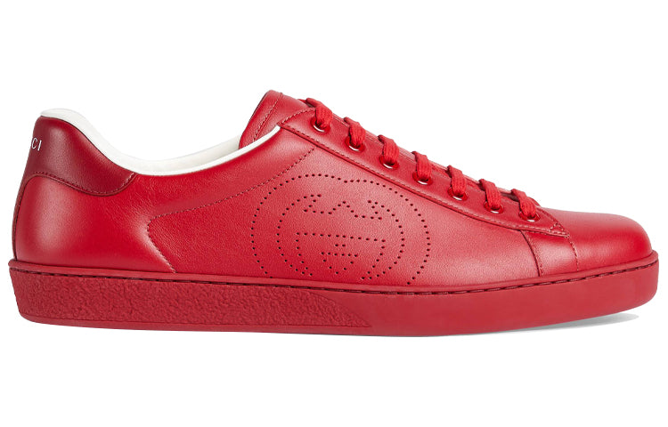 Gucci Ace 'Interlocking G - Hibiscus Red' 599147-AYO70-6463
