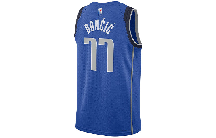Nike NBA Retro Basketball Jersey/Vest SW Fan Edition Dallas Mavericks Doncic No. 77 Blue DB3568-480
