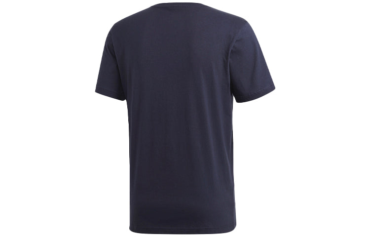 adidas Mh Bos Graph Logo Printing Round Neck Short Sleeve Blue DV3087