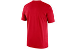 Men's Jordan Chicago Bulls Logo Alphabet Printing Pattern Sports Short Sleeve Red T-Shirt DA6507-657