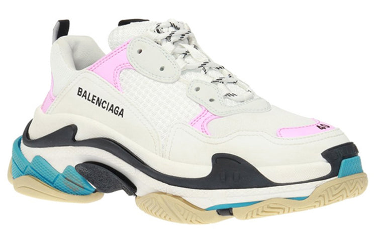 (WMNS) Balenciaga Triple S Trainer 'White Pink' 524039W09OM9054