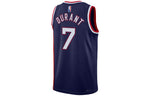 Men's Nike NBA 75 Anniversary Retro Basketball Jersey/Vest SW Fan Edition Brooklyn Nets Durant No. 7 Navy Blue DB4018-492