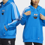 adidas neo x SESAME STREET Crossover U Ss Hdy Bird Chest Pattern Printing Pullover Blue HD7297