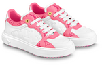 (WMNS) LOUIS VUITTON Time Out Sneakers 'White and Pink Monogram' 1AB33E