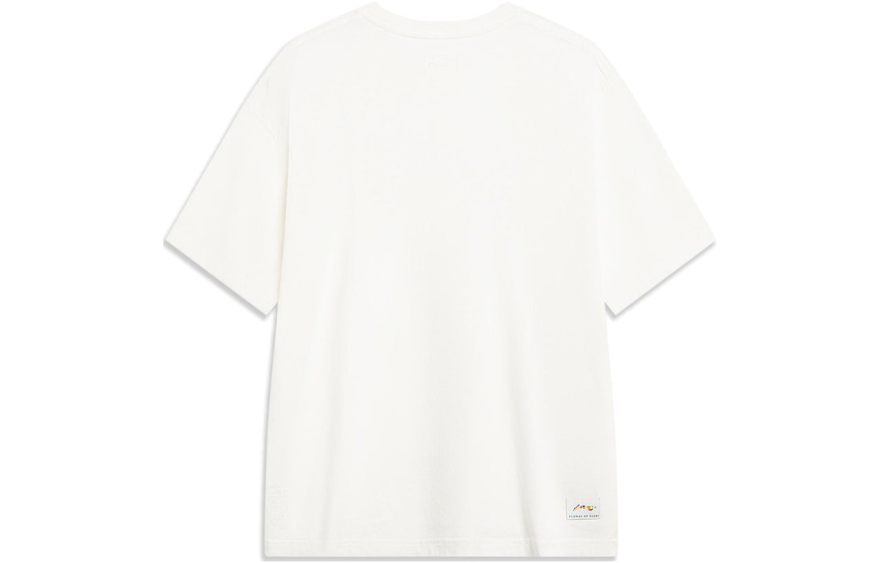 Li-Ning Sportswear Classic Graphic Tee 'White Multi' AHST459-2