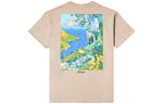 Men's Nike ACG Landscape Pattern Printing Round Neck Short Sleeve Khaki T-Shirt DA4877-247