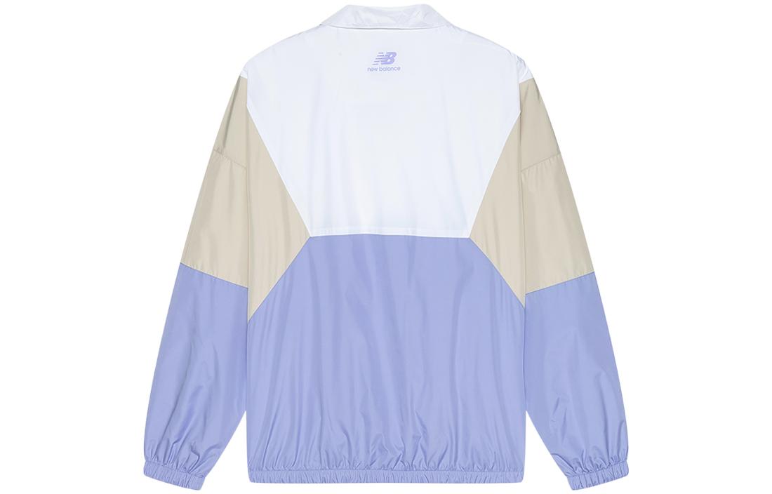 New Balance Sport Woven Jacket 'White Purple Beige' 5AC17123-DV
