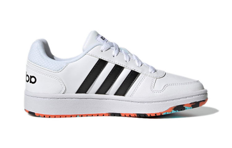 (GS) adidas Hoops 2.0 K 'White Black' H01539