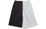 Men's adidas originals Originals x Kerwin Frost Crossover FW22 Splicing Elastic Waistband Straight Shorts Gray / Black H59927