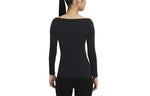 (WMNS) Nike Training Hooded Sports Long Sleeve T-Shirt Black DA0720-010