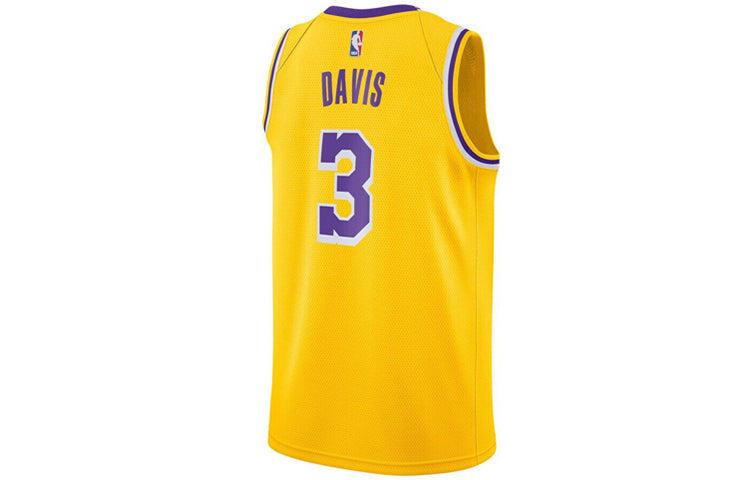 Nike NBA Team limited Jersey SW Fan Edition Lakers Davis No. 3 Yellow AA7099-742