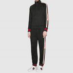 Gucci Technical Track Jacket 'Stripe Classic Black' 474634-X5T39-1008