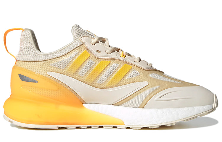 (WMNS) adidas originals ZX 2K Boost 2.0 'Wonder White Orange Tint' GZ7823