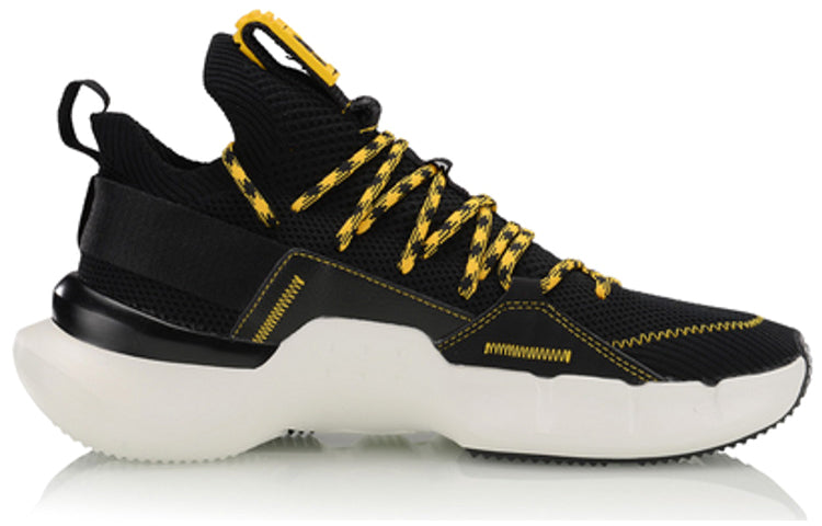 Li-Ning Essence Lace Up Premium 'Black Yellow' AGBP053-4