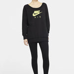 (WMNS) Nike Air Casual Loose Round Neck Pullover 'Black' CU5427-011