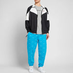Men's Nike NRG Swoosh Logo Full Print Straight Sports Pants/Trousers/Joggers Blue CJ8905-487