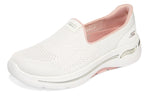 (WMNS) Skechers Go Walk Arch Fit 'White Light Pink' 124483-WLPK