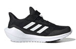 (GS) adidas EQ21 Run Velcro J 'Black White' FX2254