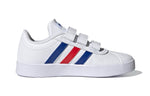 (GS) adidas VL Court 2.0 J 'White Royal Blue Vivid Red' FY9273