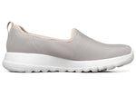 (WMNS) Skechers Go Walk Joy Slip-On Shoes Gray/Chestnut 124186-TPE