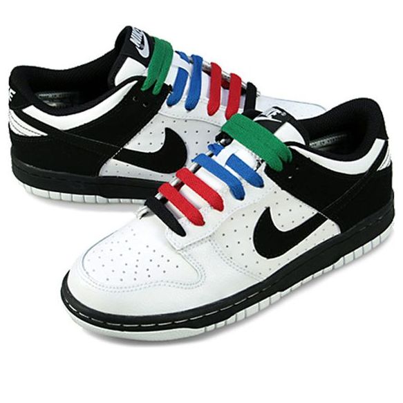 (GS) Nike Dunk Low 2009 'Black White' 310569-103
