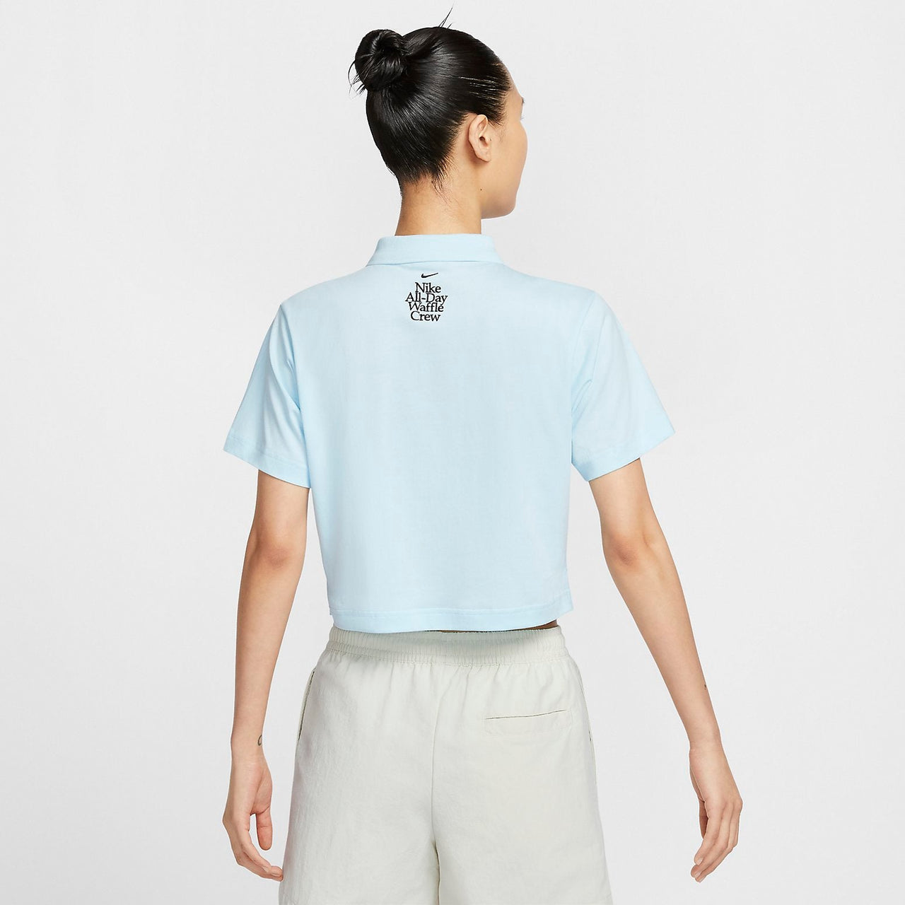 (WMNS) Nike Graphic Polo Shirt 'Blue Red' HQ1199-474