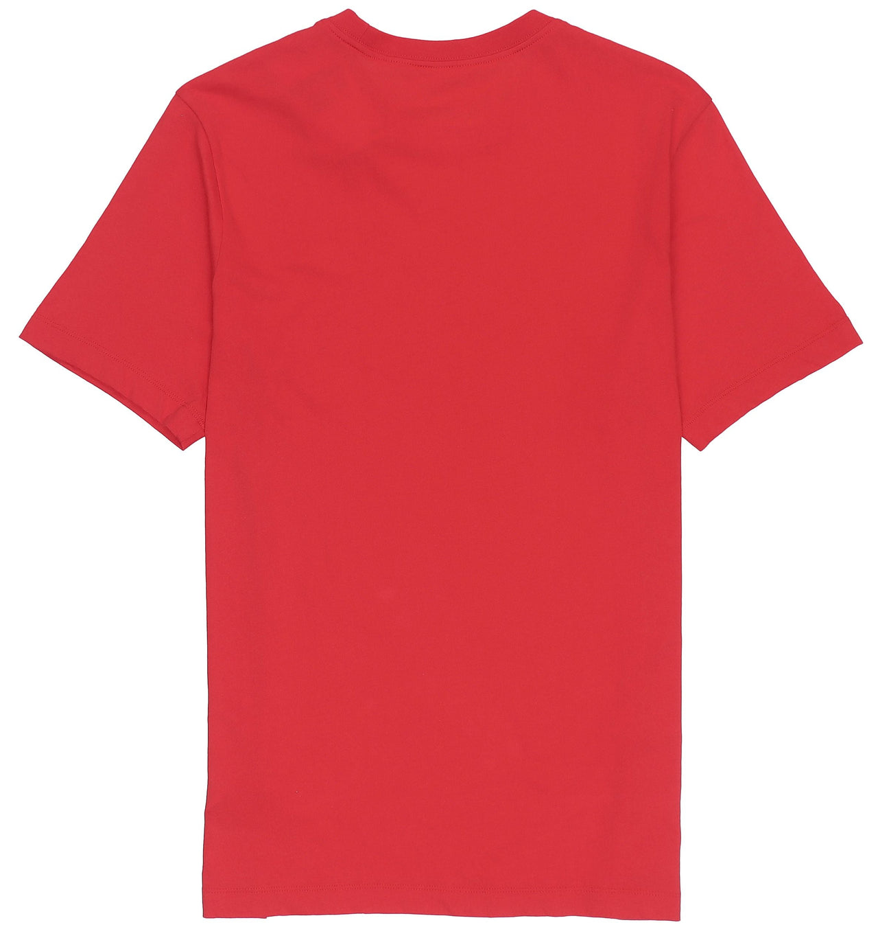 Nike Solid Color Embroidered Small Round Neck Short Sleeve Red AR4999-657