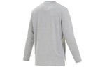 Men's Y-3 Logo Pattern Micro Mark Casual Long Sleeves Round Neck Gray T-Shirt GK4516
