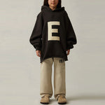 Fear of God Essentials SS22 Big E Knit Hoodie 'Iron Grey' FOG-SS22-169