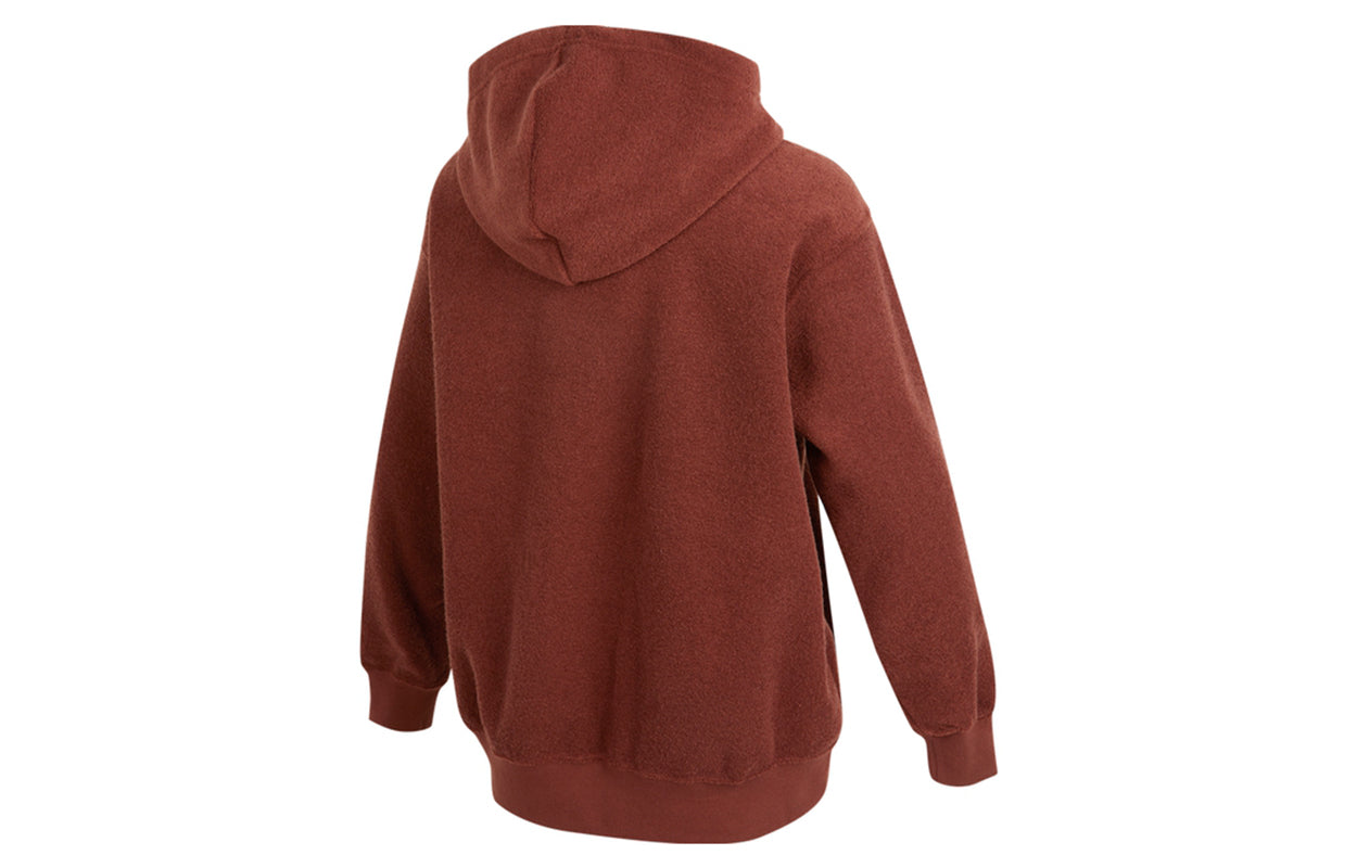 (WMNS) AS W Nike Sportswear ESSNTL PLSH Hoodie BRONZE ECLIPSE DD5119-273