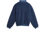 Men's adidas originals x Blondey Crossover Casual Sports Stripe Stand Collar Pullover Long Sleeves Blue GS9267