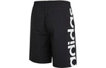 adidas neo Side Large Logo Athleisure Casual Sports Shorts Black GP6392