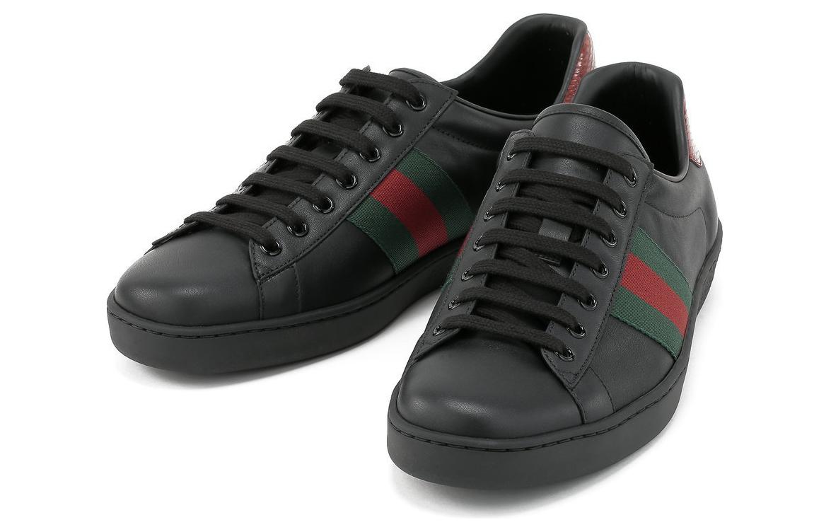 Gucci Ace Leather 'Black' 386750-A38D0-1078