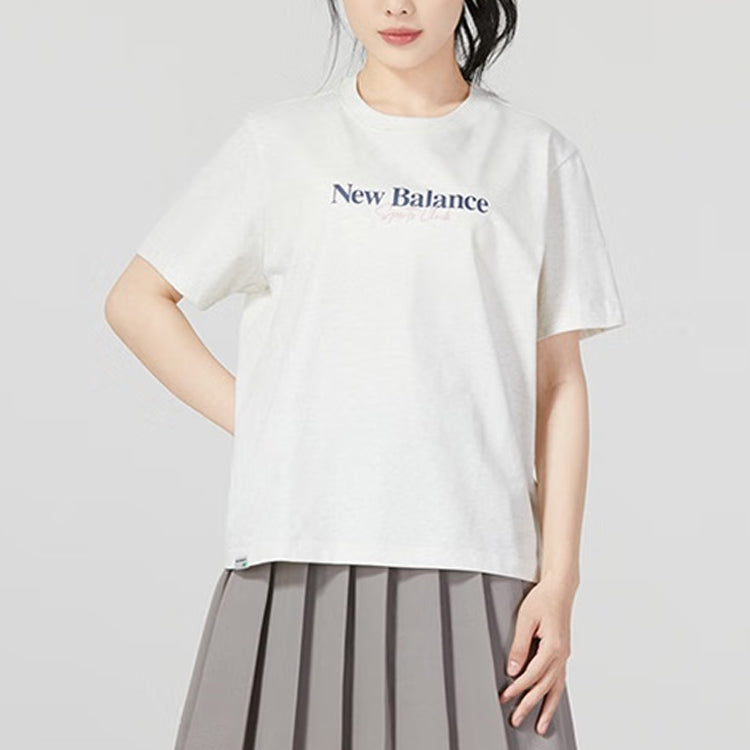 (WMNS) New Balance Tee 'White' 5ED24242-OA