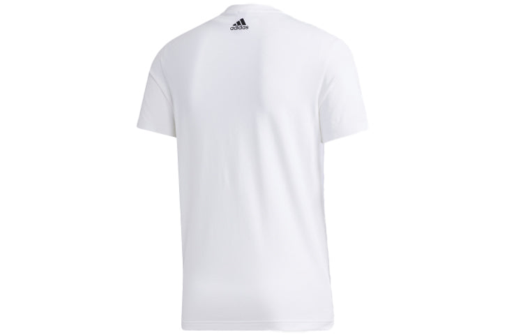 adidas Minimalistic logo Solid Color Short Sleeve White GL5622