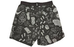 Nike Full Print Pattern Casual Sports Straight Running Shorts Men's Black AT7808-010