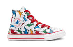 (PS) Converse Chuck Taylor All Star Dinosaurs High Top 'White Red' A00928C