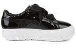 (WMNS) PUMA Suede Mayu Heart Patent 'Black White' 385967-02
