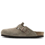 Birkenstock Boston Suede Leather Sandals 'Taupe' 0060461
