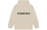 Fear of God Essentials FW20 Knit Logo Hoodie 'Khaki' FOG-FW20-335