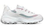 (WMNS) Skechers D'Lites 1.0 Low-Top Running Shoes White/Multi 149253-WMLT