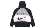 Nike Swoosh Windproof Sports Woven Hooded Jacket Black DJ9647-011