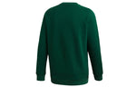 adidas originals Trefoil Crew Casual Sports Round Neck Pullover Green GJ8296