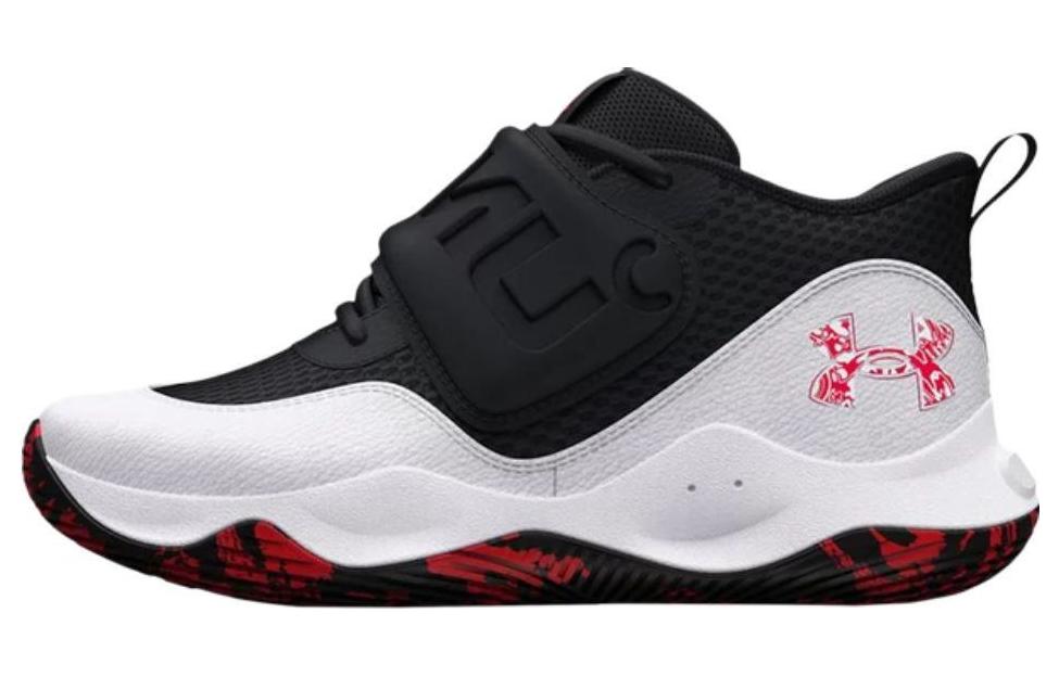 (GS) Under Armour Zone BB 2 'Black White' 3026637-003