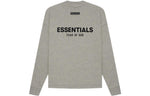 Fear of God Essentials SS22 Long Sleeve T-Shirt 'Dark Oatmeal' FOG-SS22-609