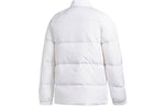 adidas originals Baseball Collar Casual Sports Stay Warm Down Jacket White BR4799