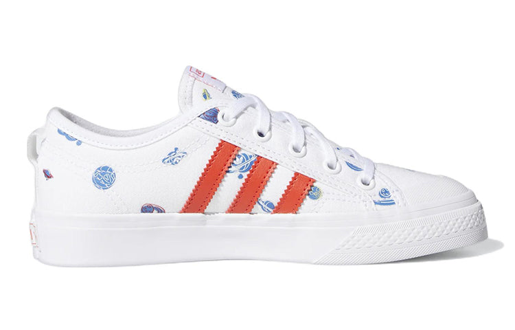 (GS) adidas Nizza J 'Out Of This World - White' H01101